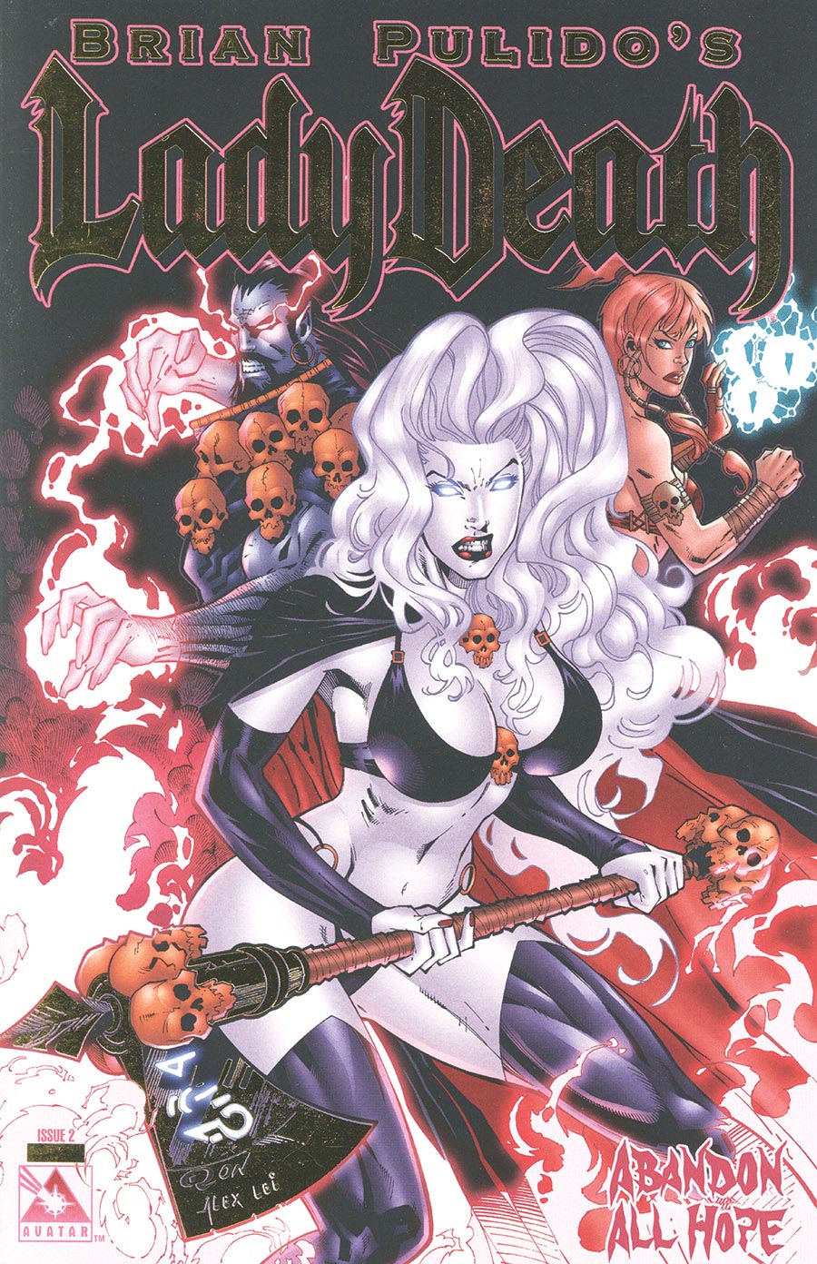 Lady Death Demonic Foil Bonus Covers Bag Set (5-Count)