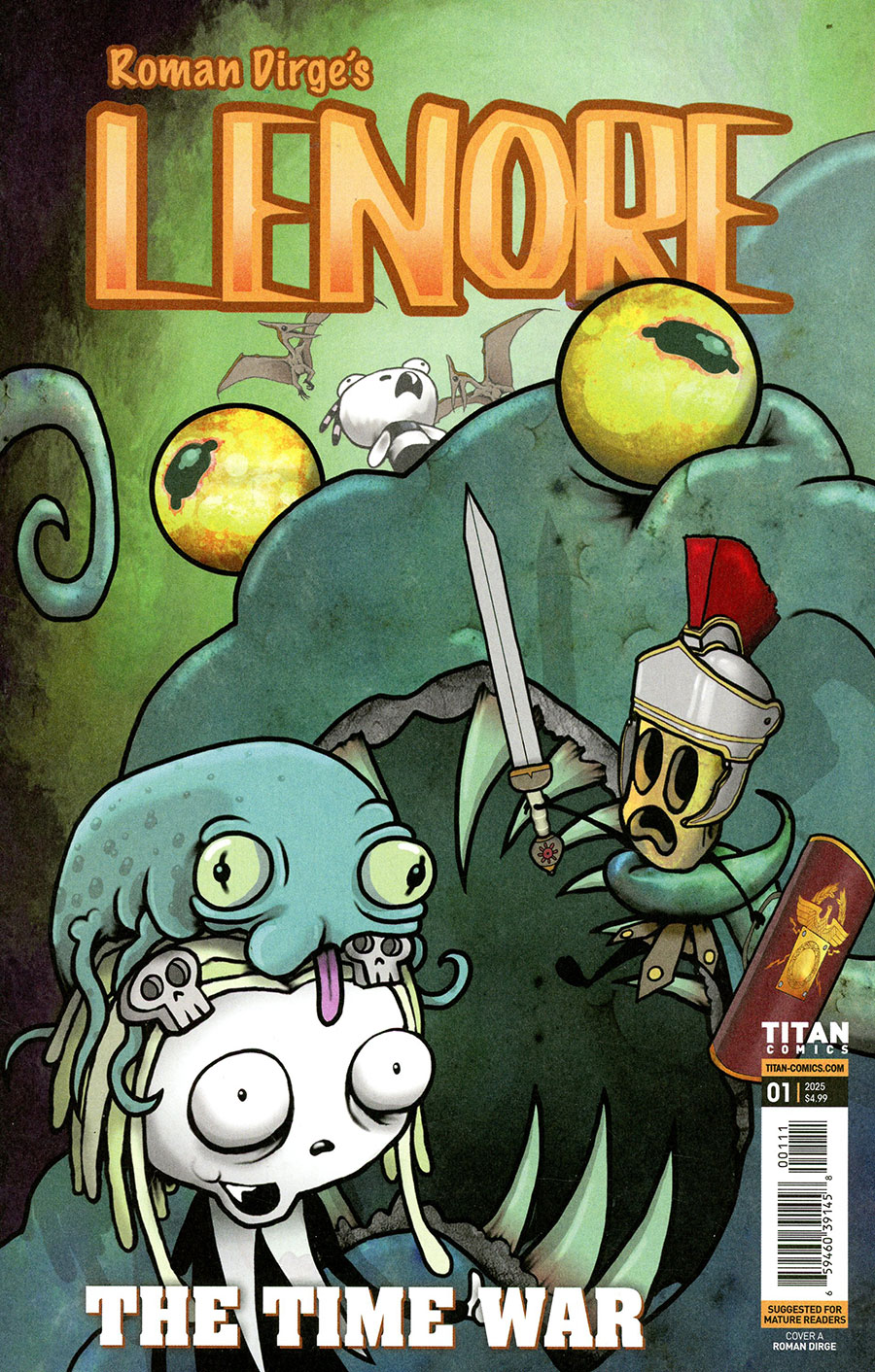Lenore The Time War #1 Cover A Regular Roman Dirge Cover