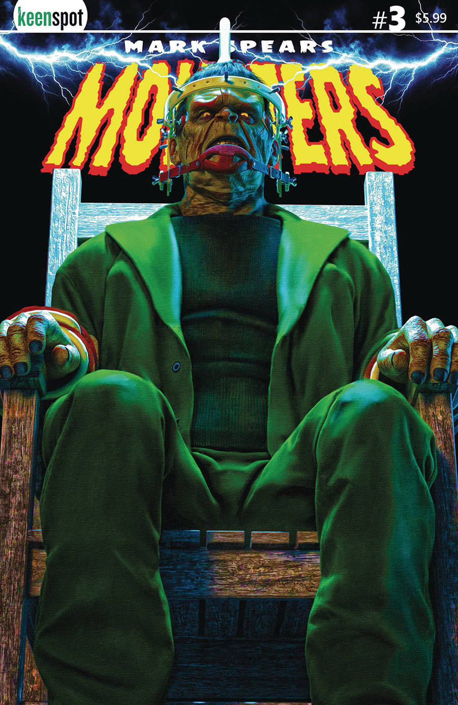 Mark Spears Monsters #3 Cover A Regular Mark Spears Frankenstein Cover
