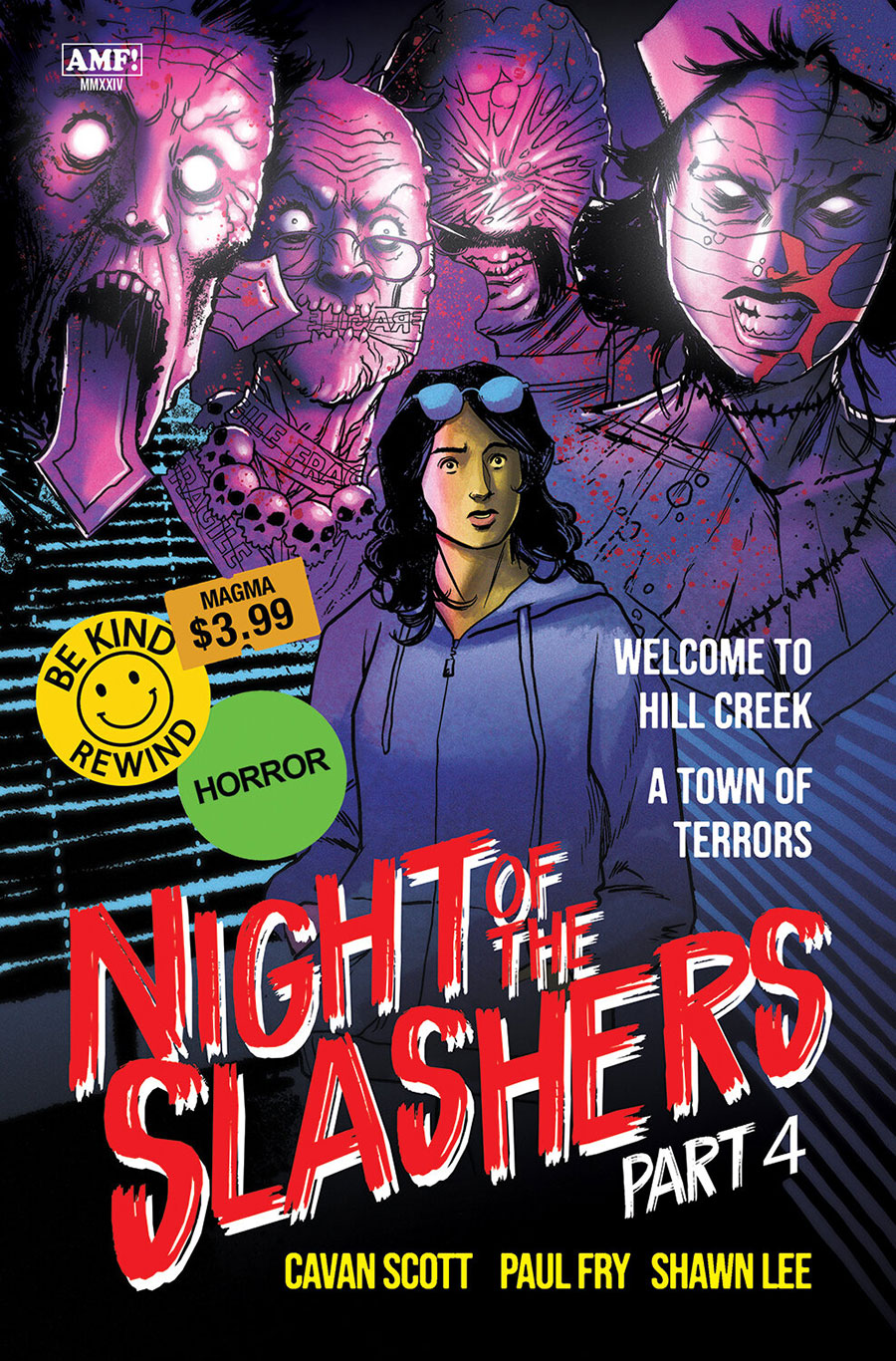 Night Of The Slashers #4 Cover B Variant Tony Fleecs Cover