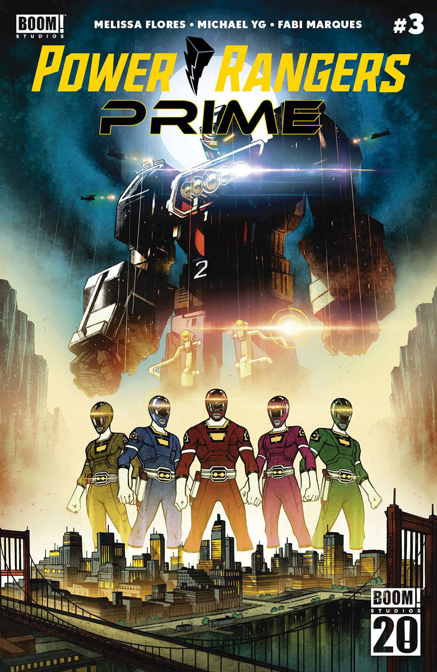 Power Rangers Prime #3 Cover B Variant Danny Earls & Jao Canola Cover