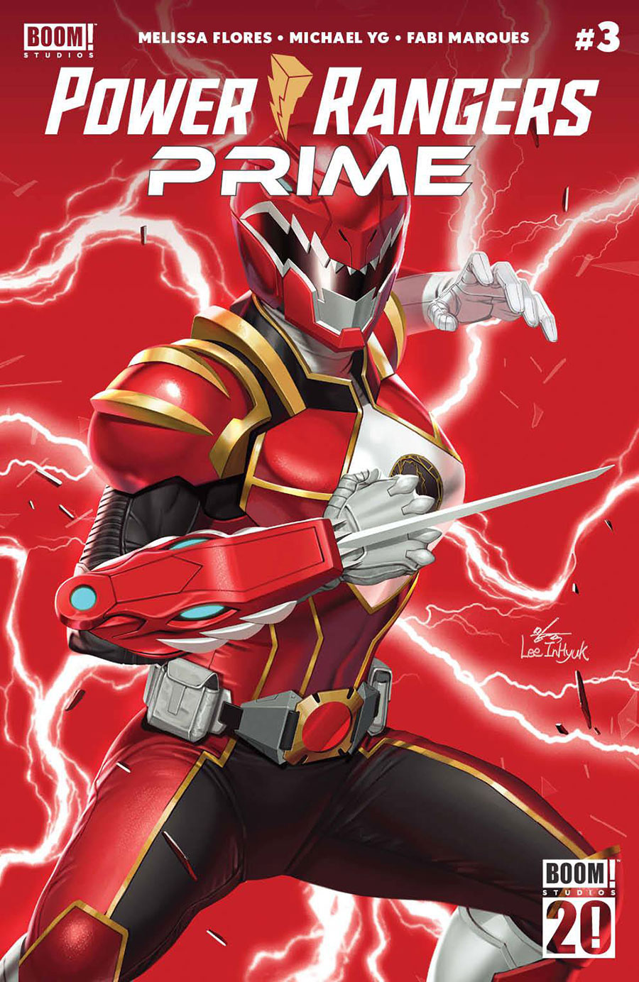 Power Rangers Prime #3 Cover C Variant Inhyuk Lee BOOM Studios 20th Anniversary Cover