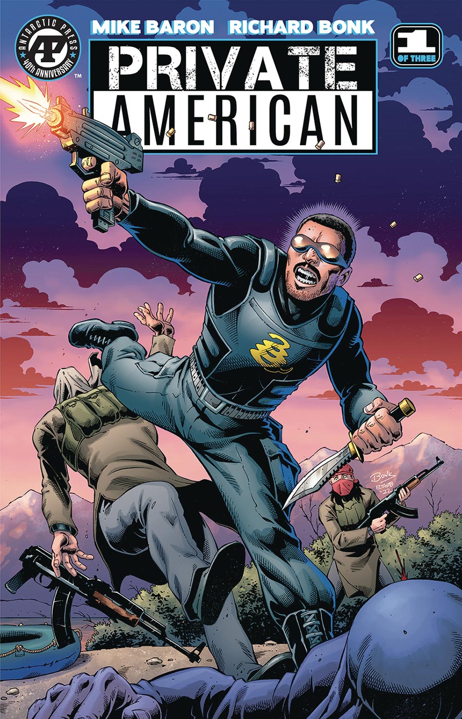 Private American #1 Cover A Regular Richard Bonk Cover