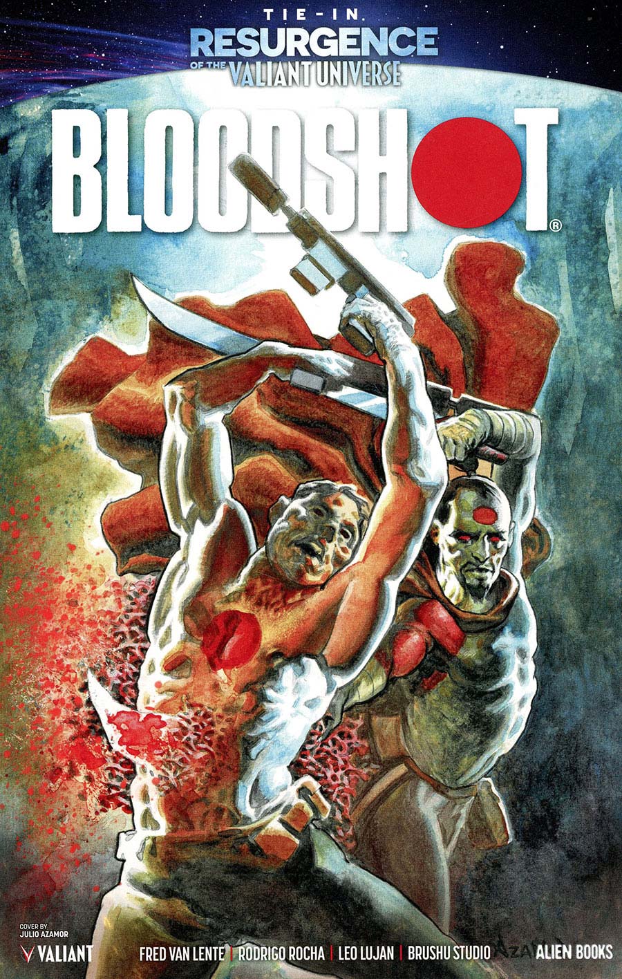 Resurgence Of The Valiant Universe Bloodshot #1 (One Shot) Cover B Variant Julio Azamor Cover