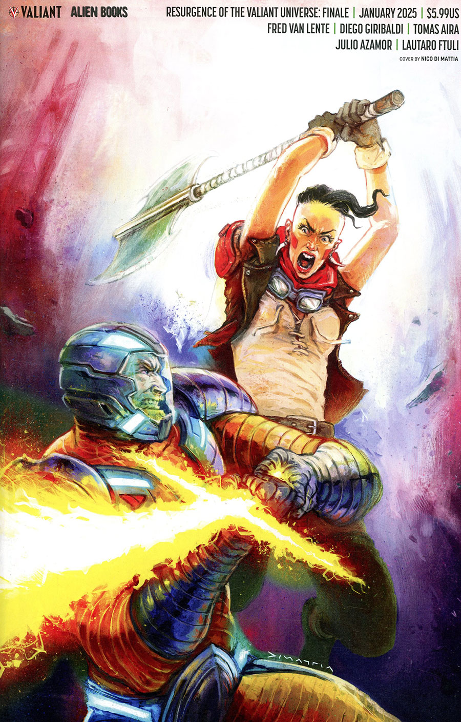 Resurgence Of The Valiant Universe Finale #1 (One Shot) Cover E Variant Nico Di Mattia Virgin Cover