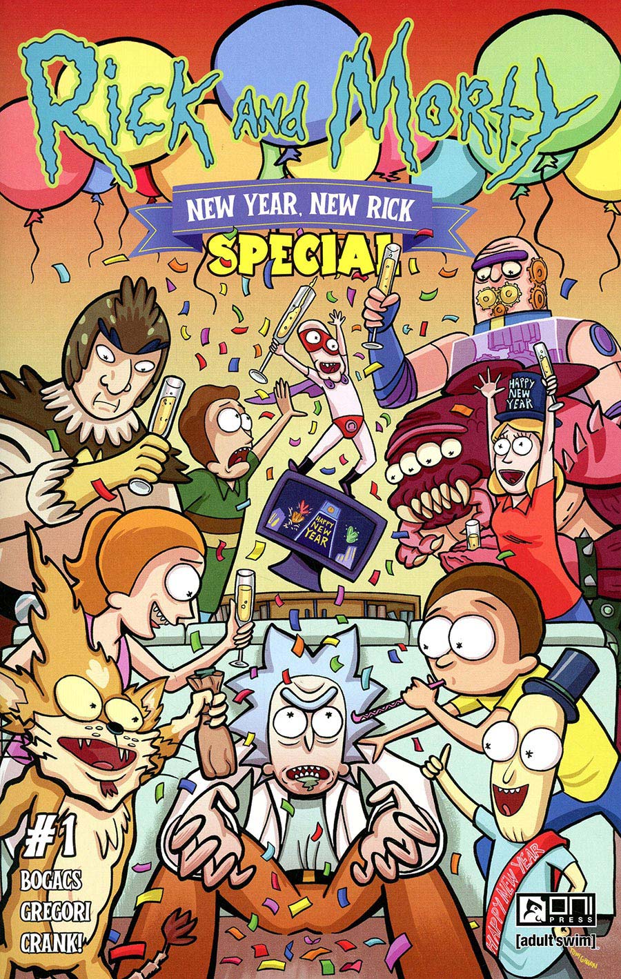 Rick And Morty New Year New Rick Special #1 (One Shot) Cover A Regular Tony Gregori Cover