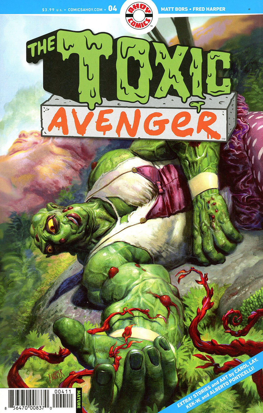 Toxic Avenger Vol 2 #4 Cover A Regular Fred Harper Cover