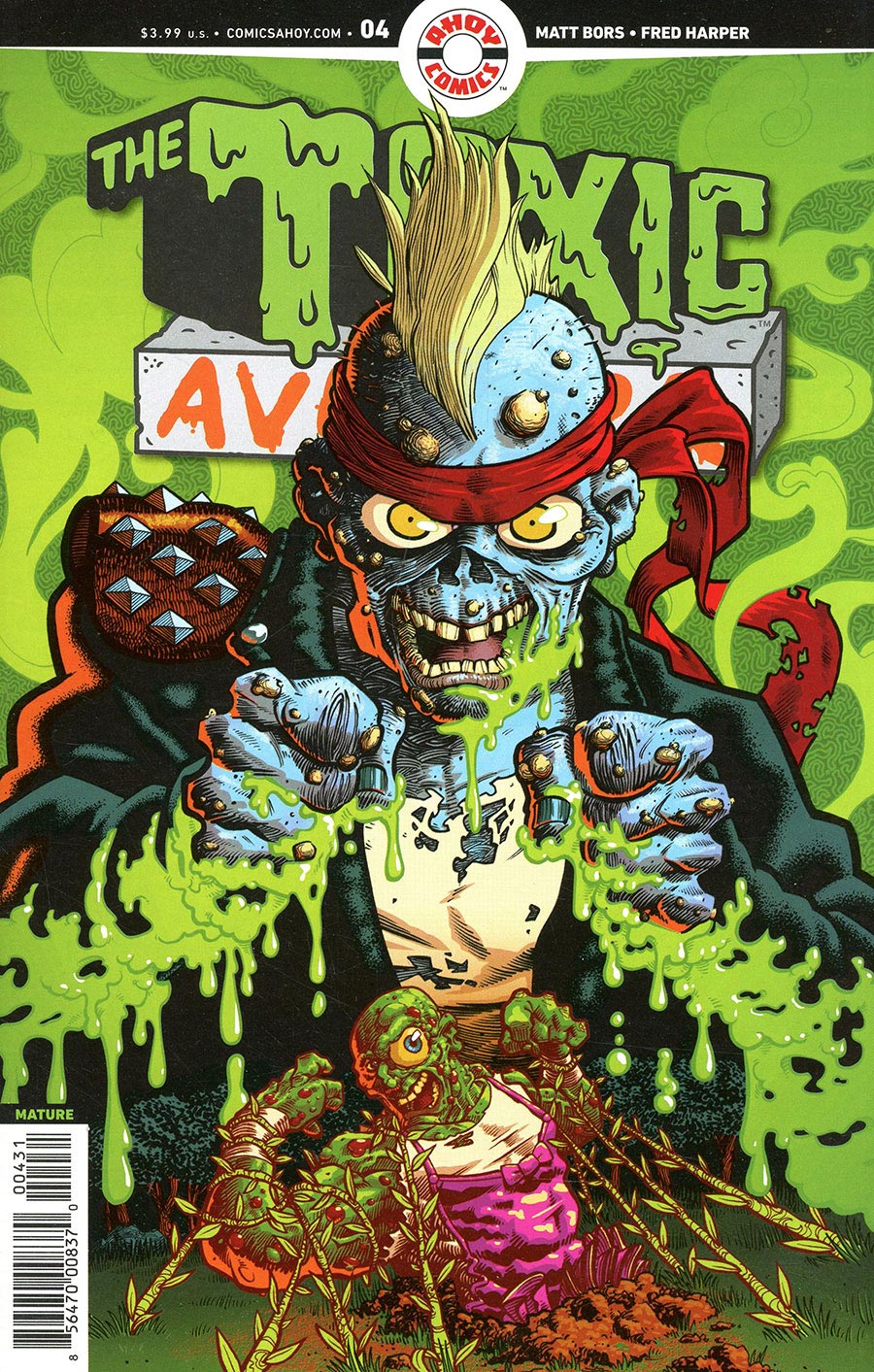 Toxic Avenger Vol 2 #4 Cover C Variant J Gonzo Variant Cover