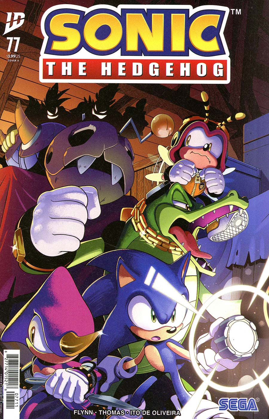 Sonic The Hedgehog Vol 3 #77 Cover A Regular Adam Bryce Thomas Cover