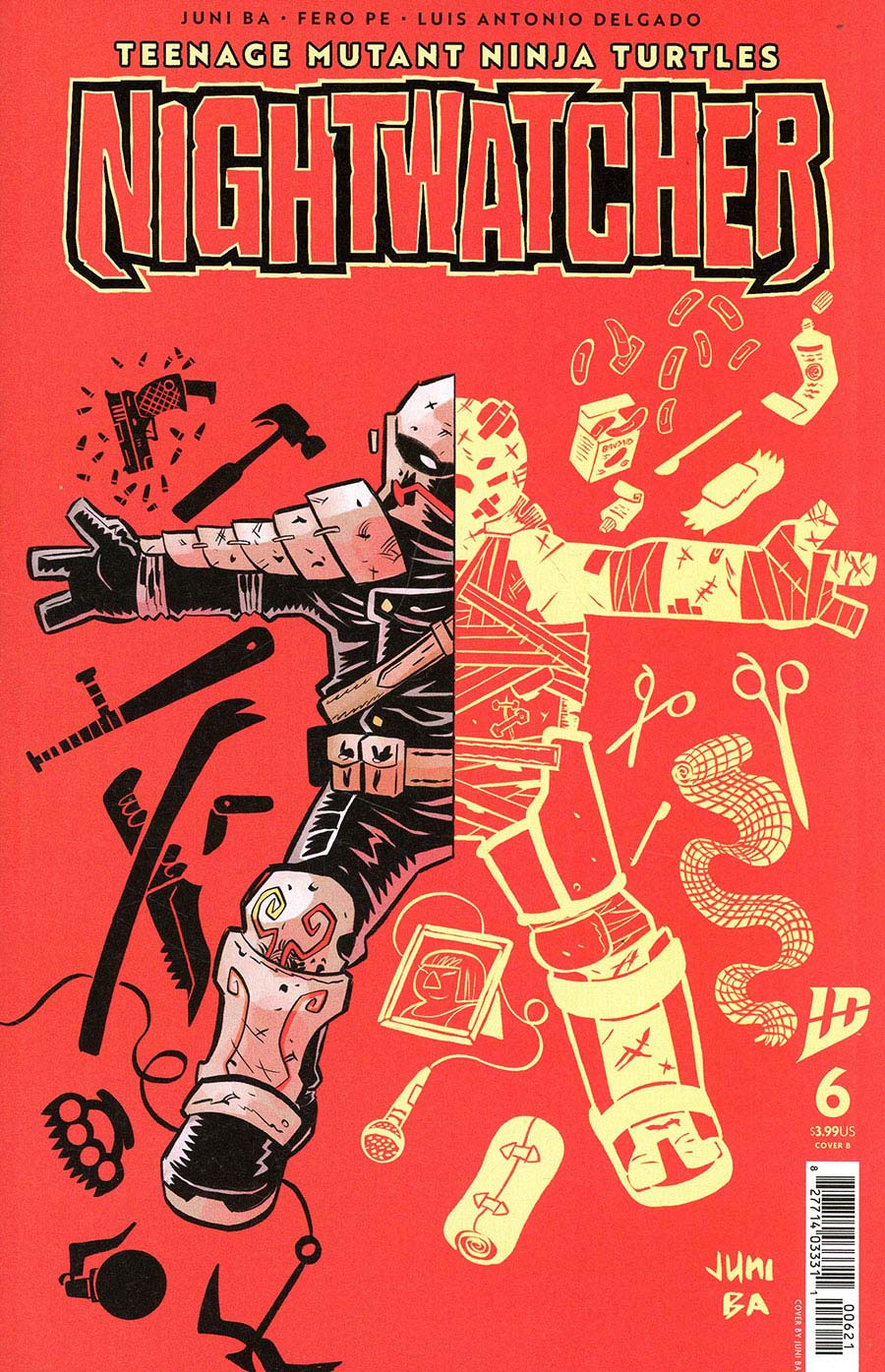 Teenage Mutant Ninja Turtles Nightwatcher #6 Cover B Variant Juni Ba Cover