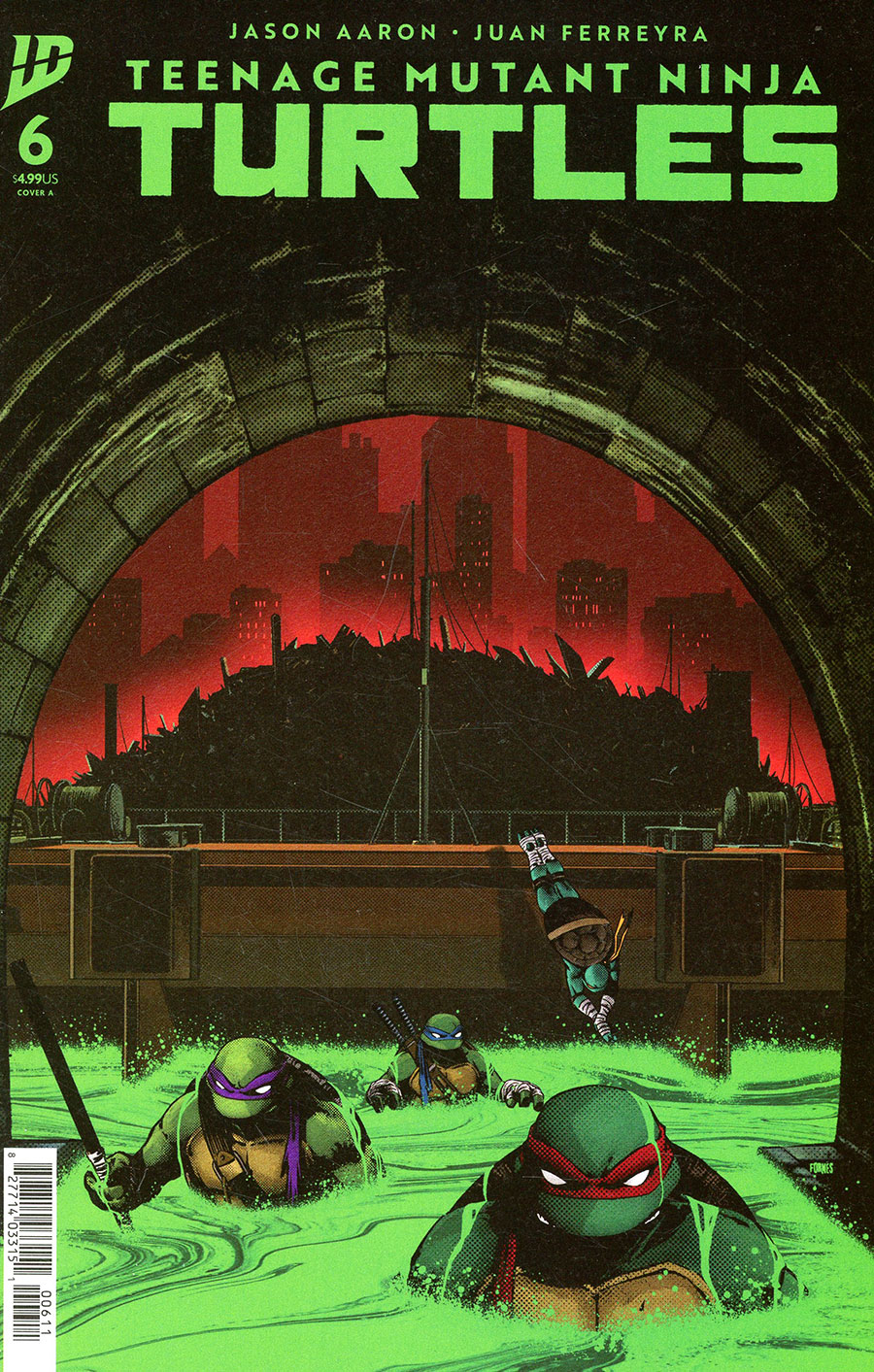 Teenage Mutant Ninja Turtles Vol 6 #6 Cover A Regular Jorge Fornes Cover