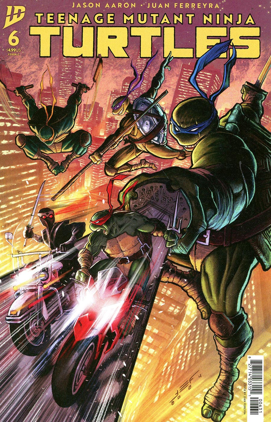Teenage Mutant Ninja Turtles Vol 6 #6 Cover C Variant Juan Ferreyra Cover