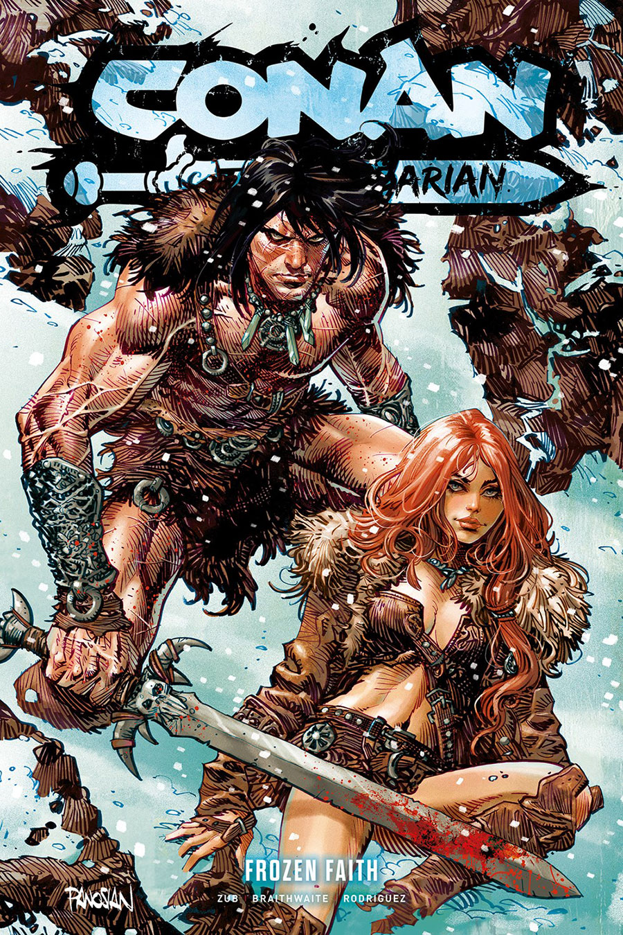 Conan The Barbarian (2023) Vol 4 Frozen Faith TP Direct Market Dan Panosian Variant Cover