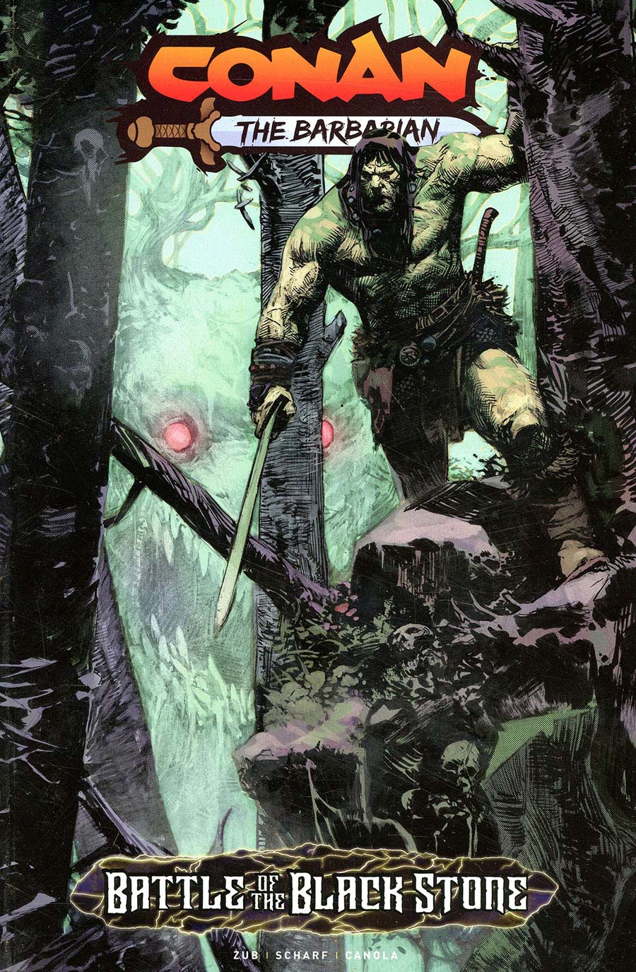 Conan The Barbarian Battle Of The Black Stone TP Book Market Gerardo Zaffino Cover