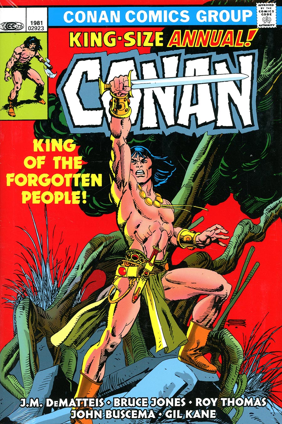 Conan The Barbarian The Original Comics Omnibus Vol 5 HC Direct Market Gil Kane Variant Cover