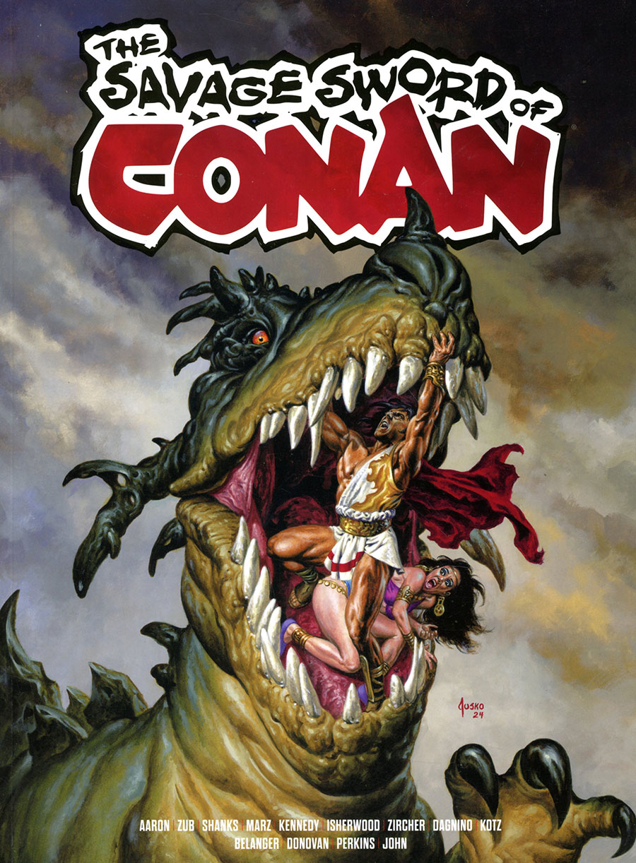 Savage Sword Of Conan (2024) Vol 2 TP Direct Market Joe Jusko Variant Cover