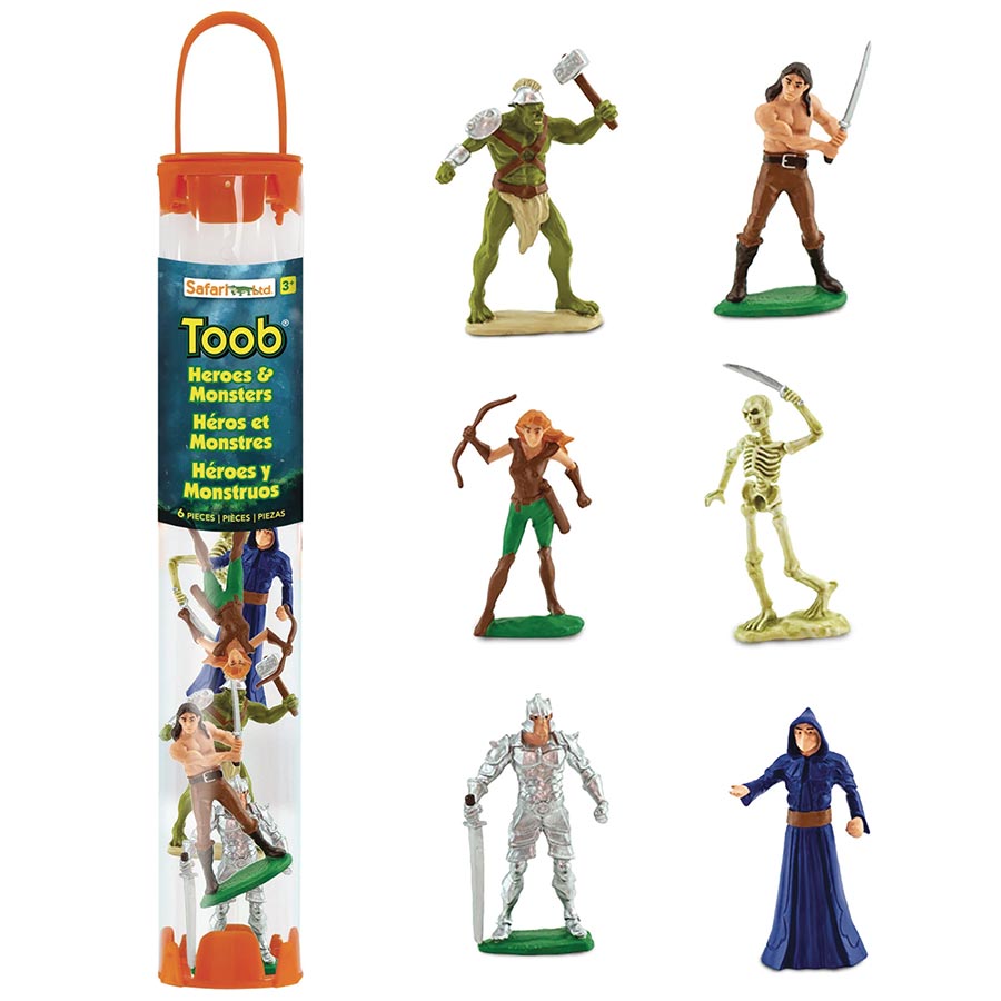 Heroes And Monsters 6-Piece Figurine Toob