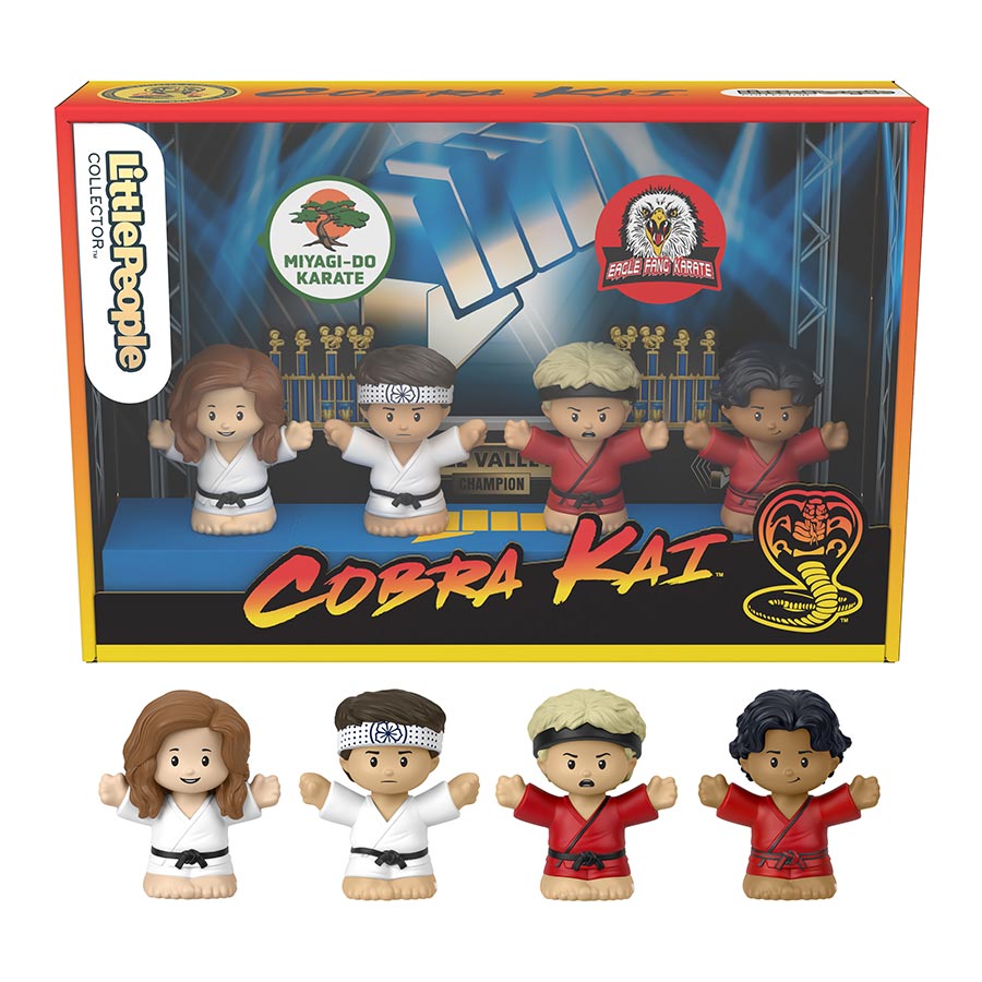 Cobra Kai Little People Collector 4-Pack Action Figure Set