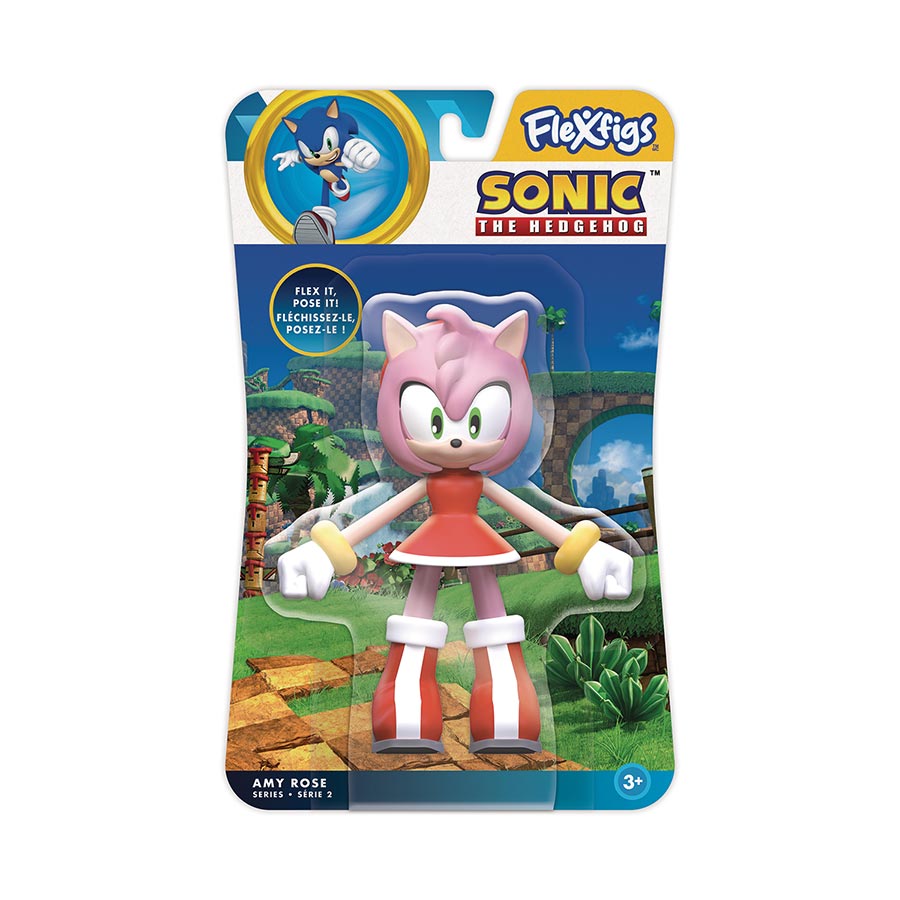 Sonic The Hedgehog Flexfigs Series 2 - Amy Rose