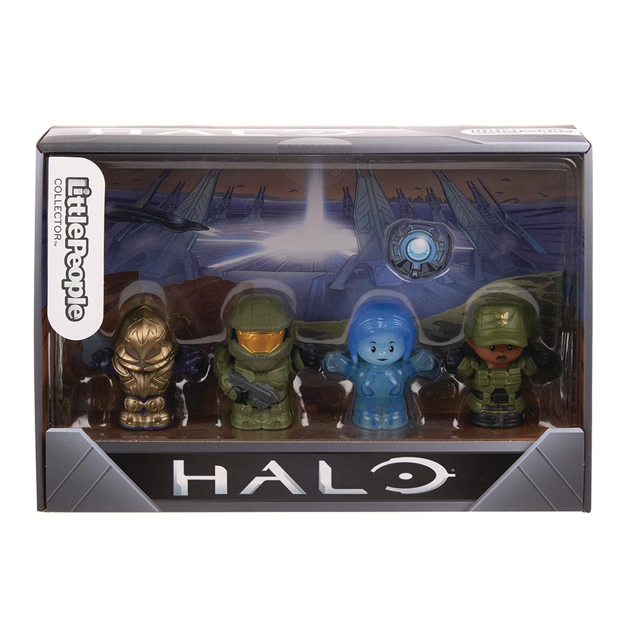 Halo Little People Collector 4-Pack Action Figure