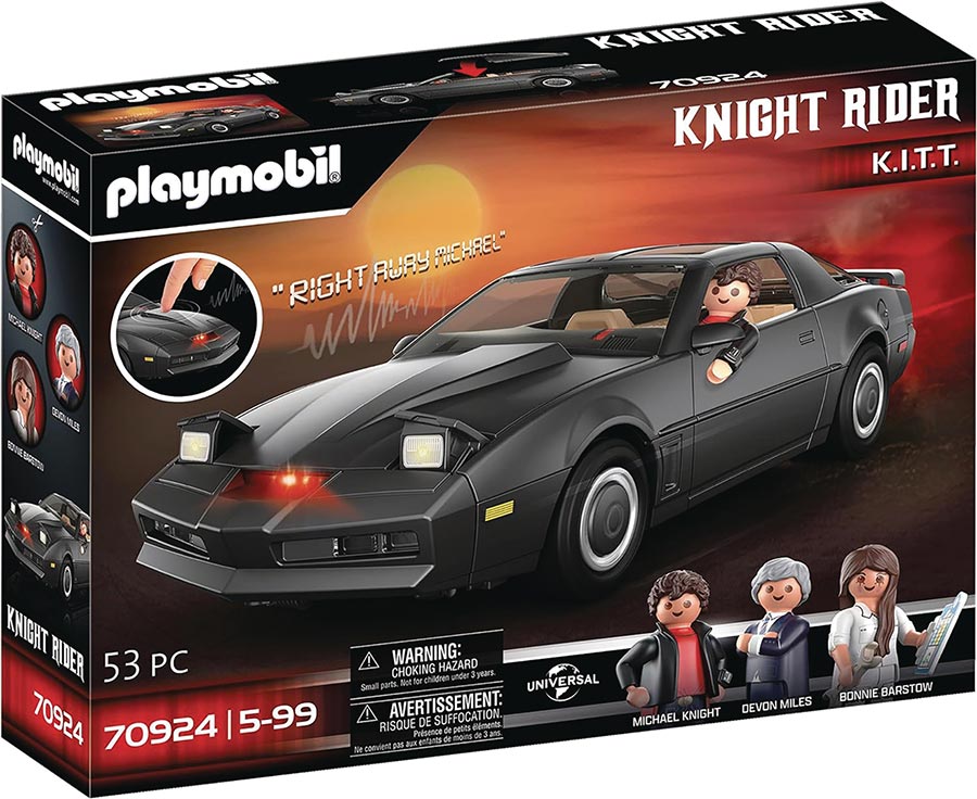 Knight Rider K.I.T.T. Playmobile Action Figure Set