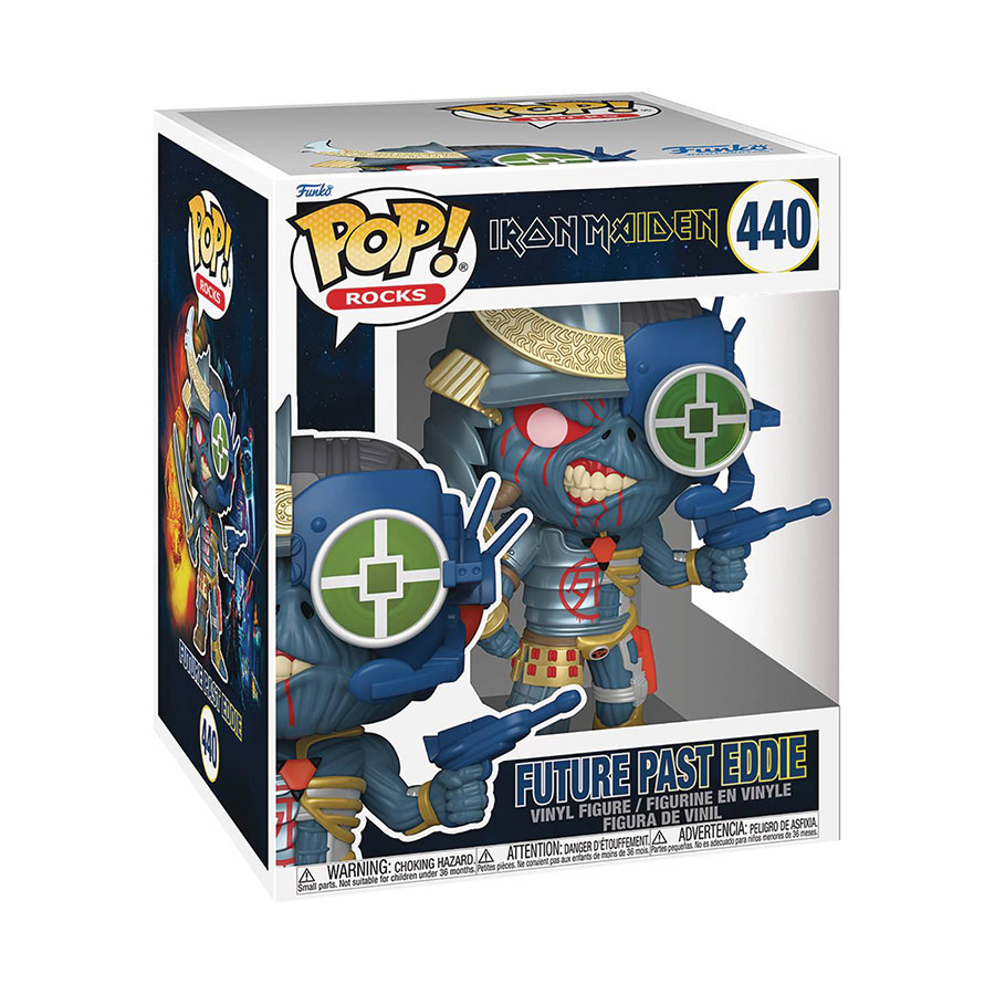 POP Super Iron Maiden The Future Past Eddie Vinyl Figure