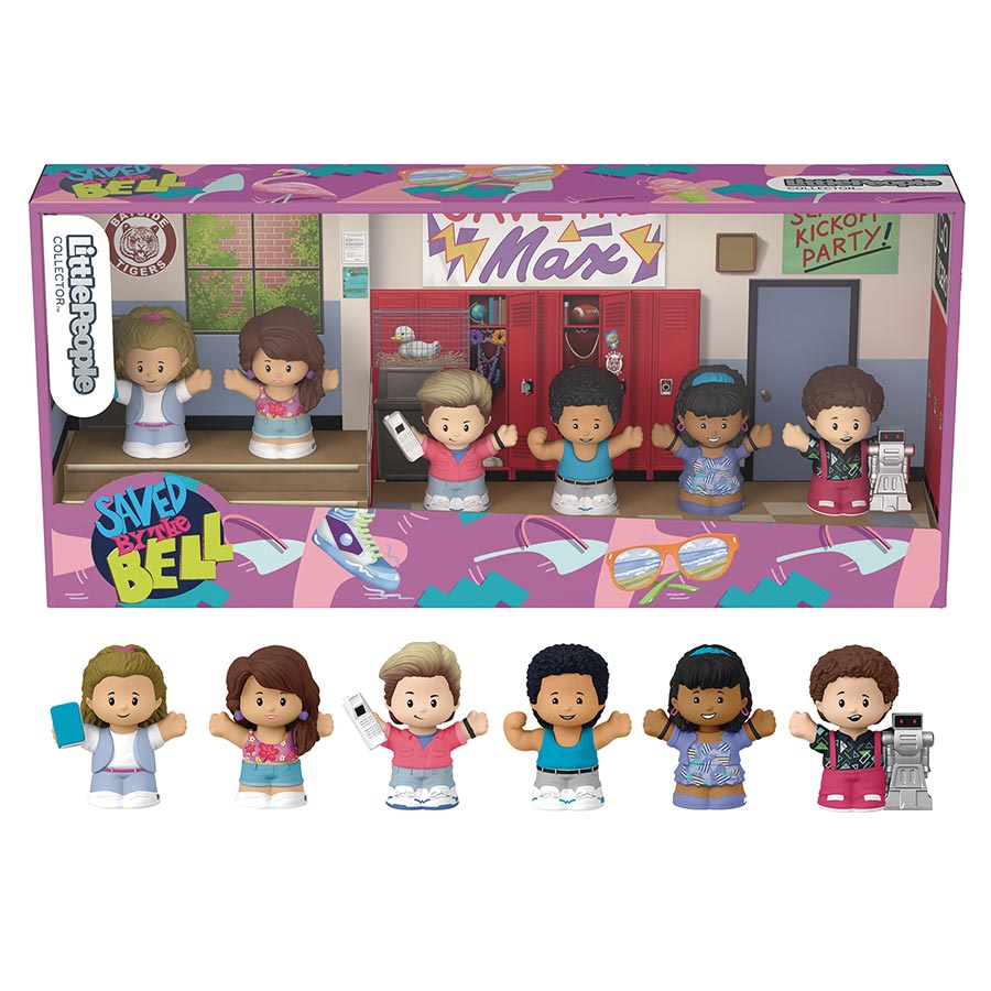 Saved By The Bell Little People Collector 6-Pack Action Figure