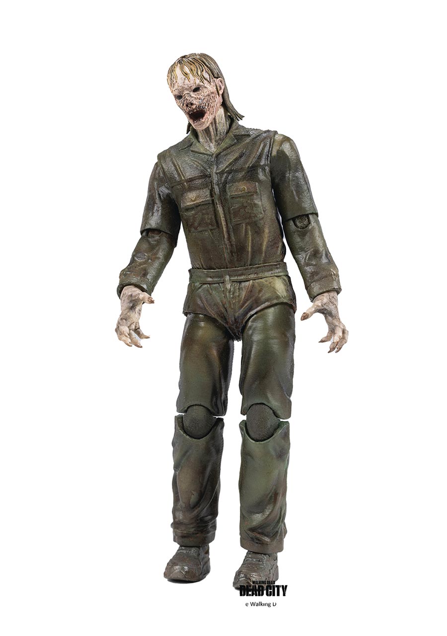 Walking Dead Daryl Dixon Dark Eyes Walker Exquisite Mini 1/18 Scale Previews Exclusive Action Figure