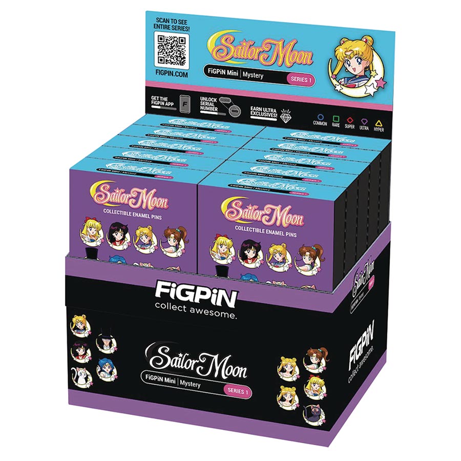 FigPin Sailor Moon Mystery Mini Pin Blind Mystery Box