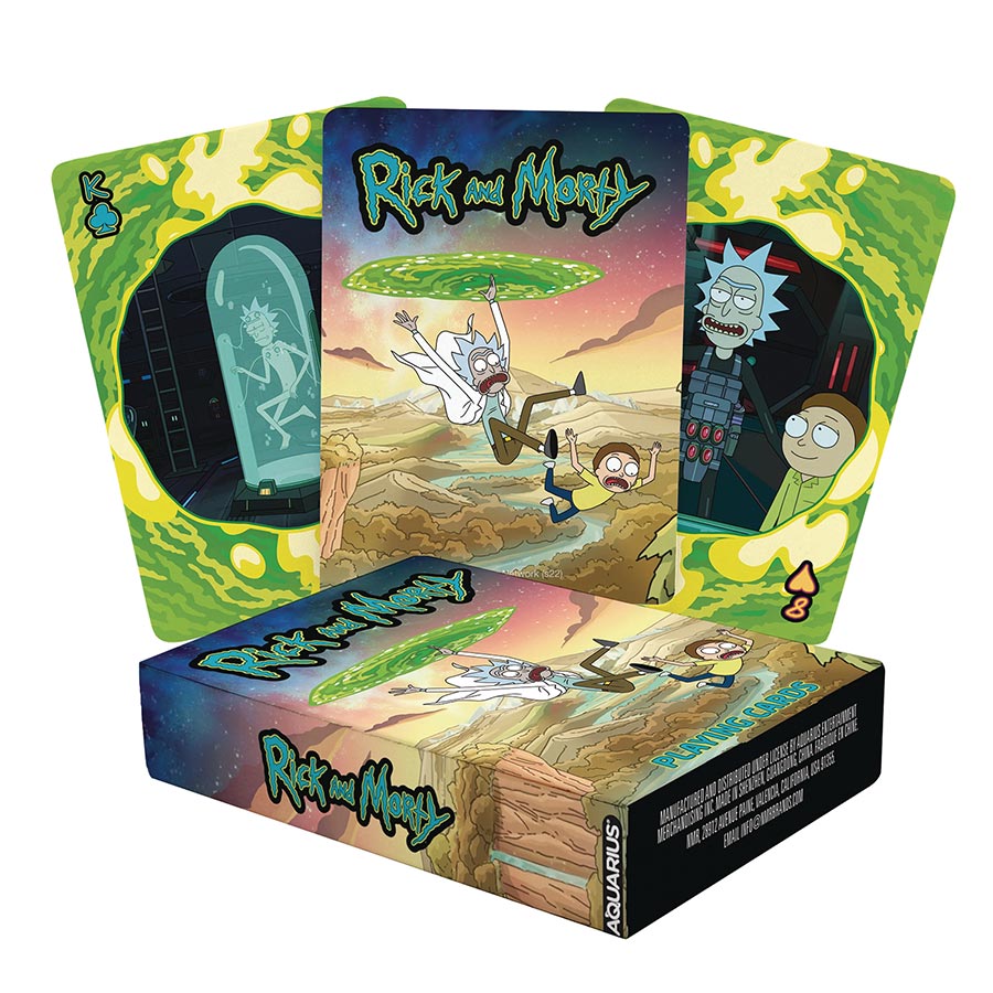 Rick And Morty Playing Cards