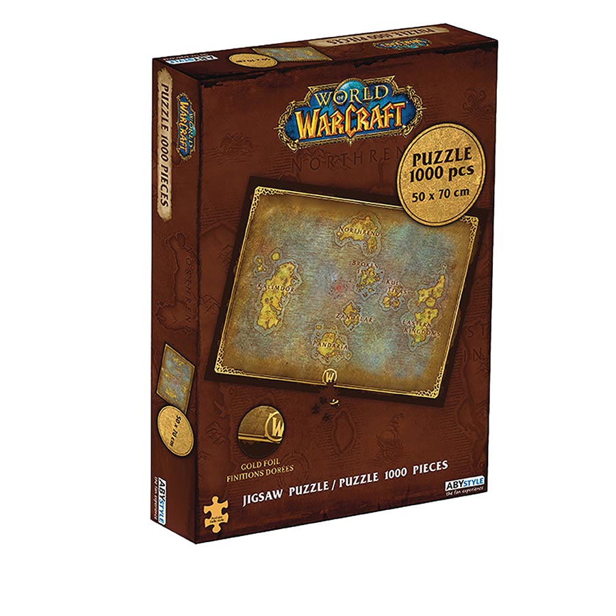 World Of Warcraft Azeroth Map 1000-Piece Puzzle