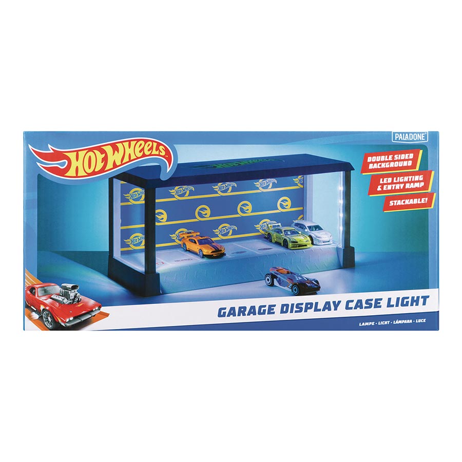 Hot Wheels Garage Display Case With Light