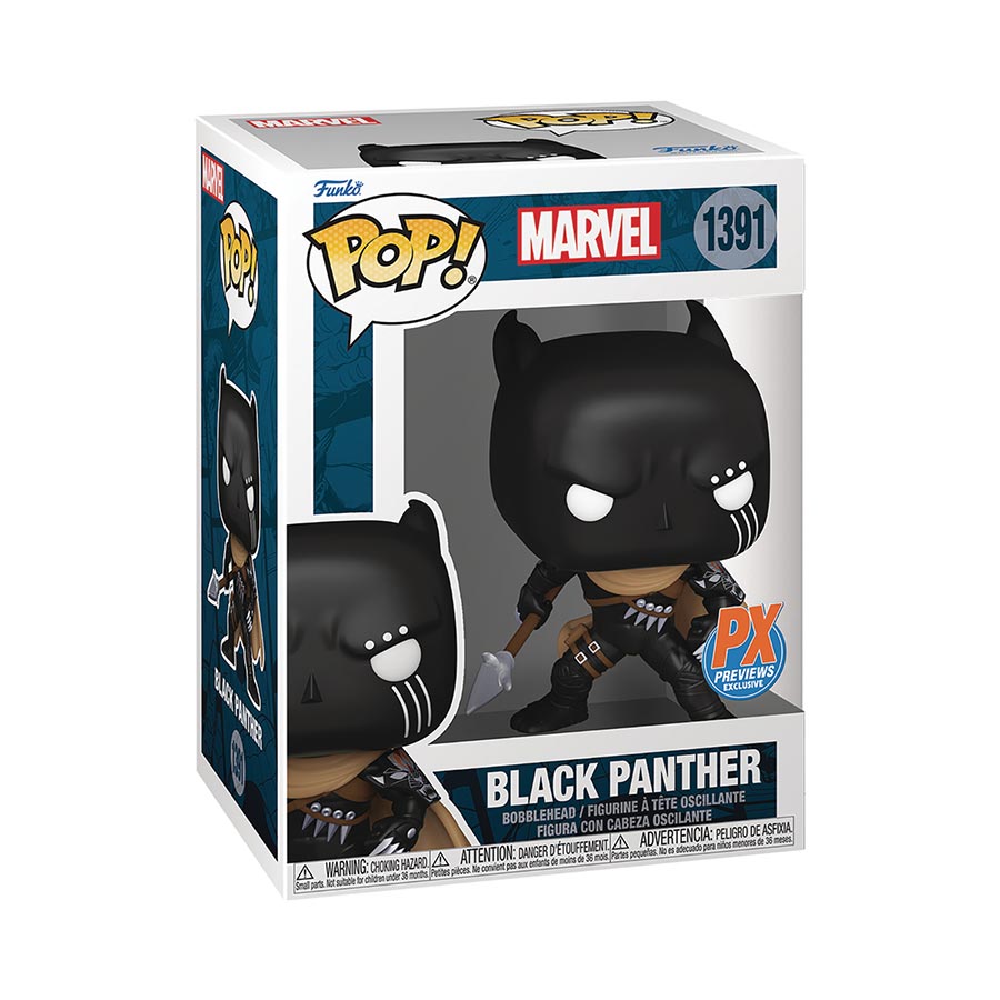 POP Marvel Black Panther Comics Previews Exclusive Vinyl Bobble Head