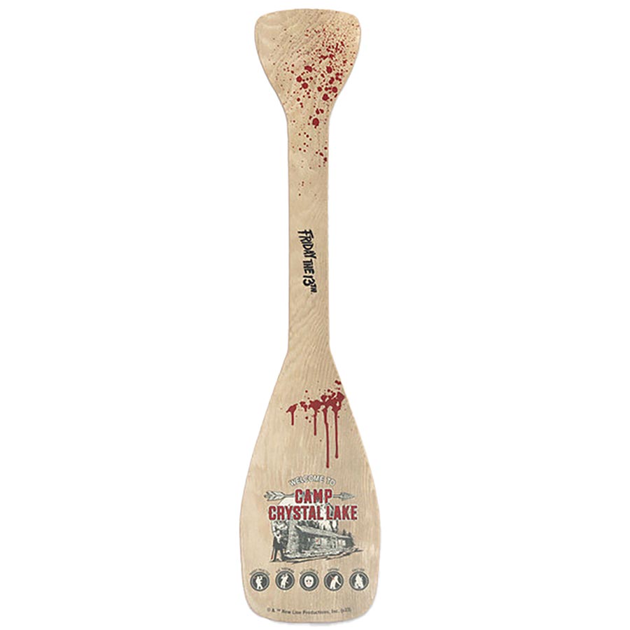 Friday The 13th Wood Paddle 13-Inch Wall Décor