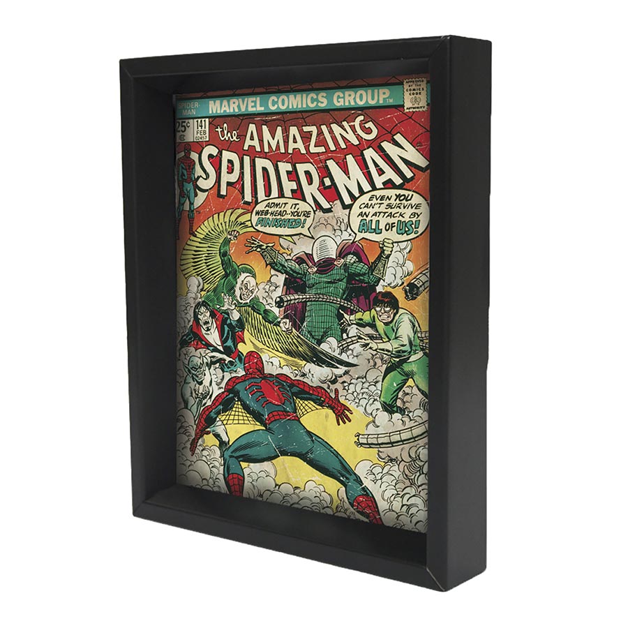Spider-Man Issue 141 Cover 3D Lenticular Shadowbox