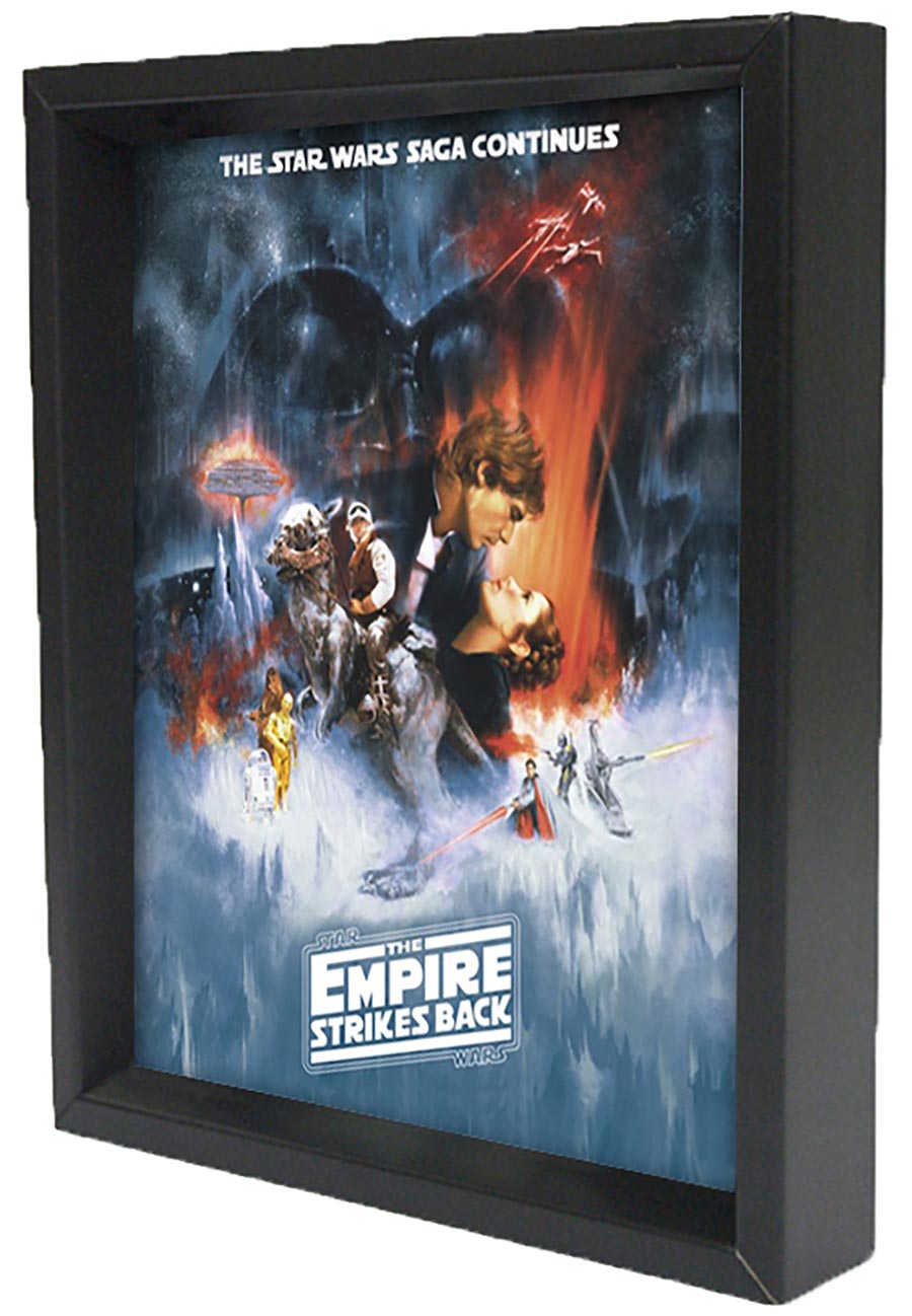 Star Wars The Empire Strikes Back 3D Lenticular Shadowbox