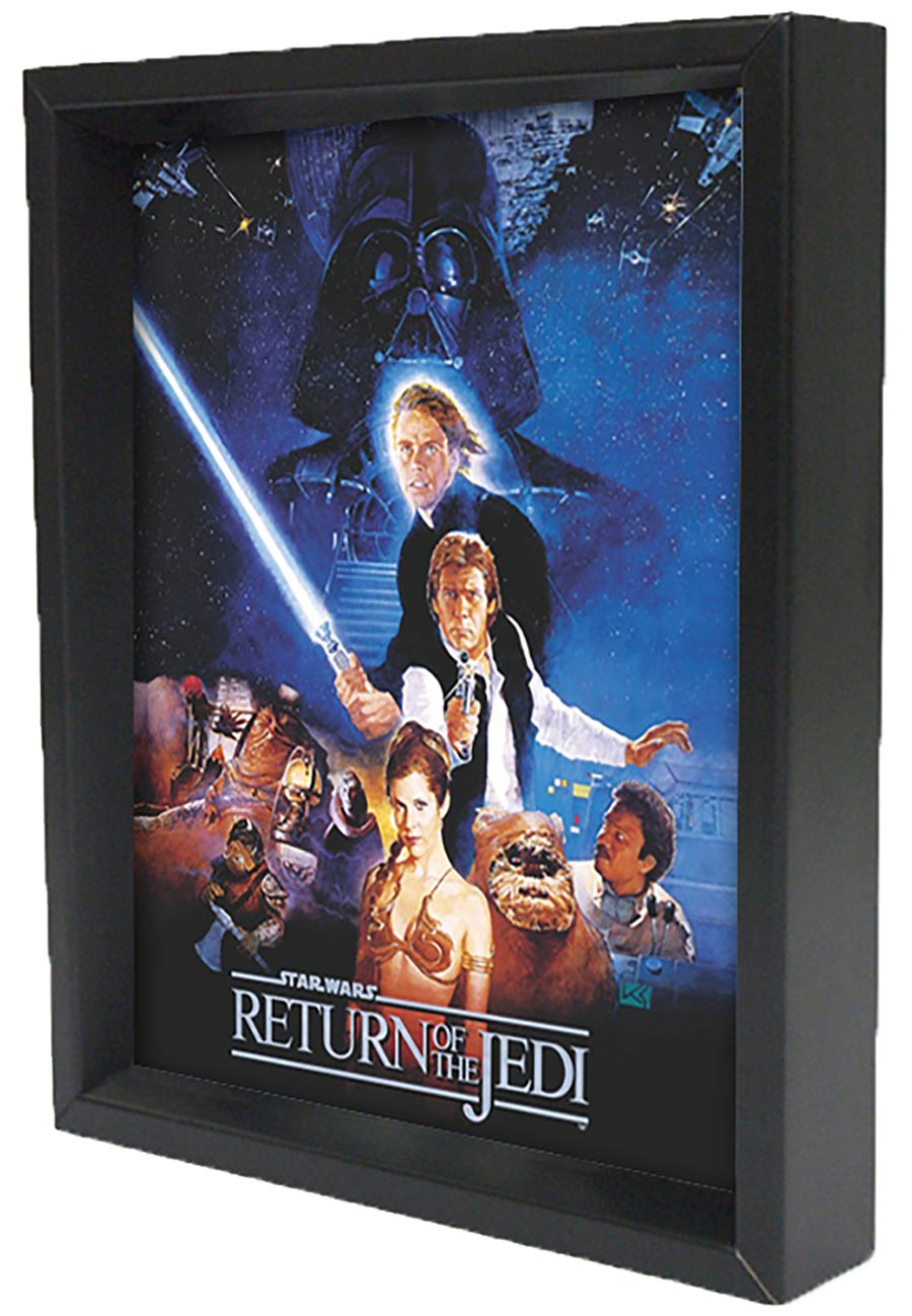 Star Wars Return Of The Jedi 3D Lenticular Shadowbox