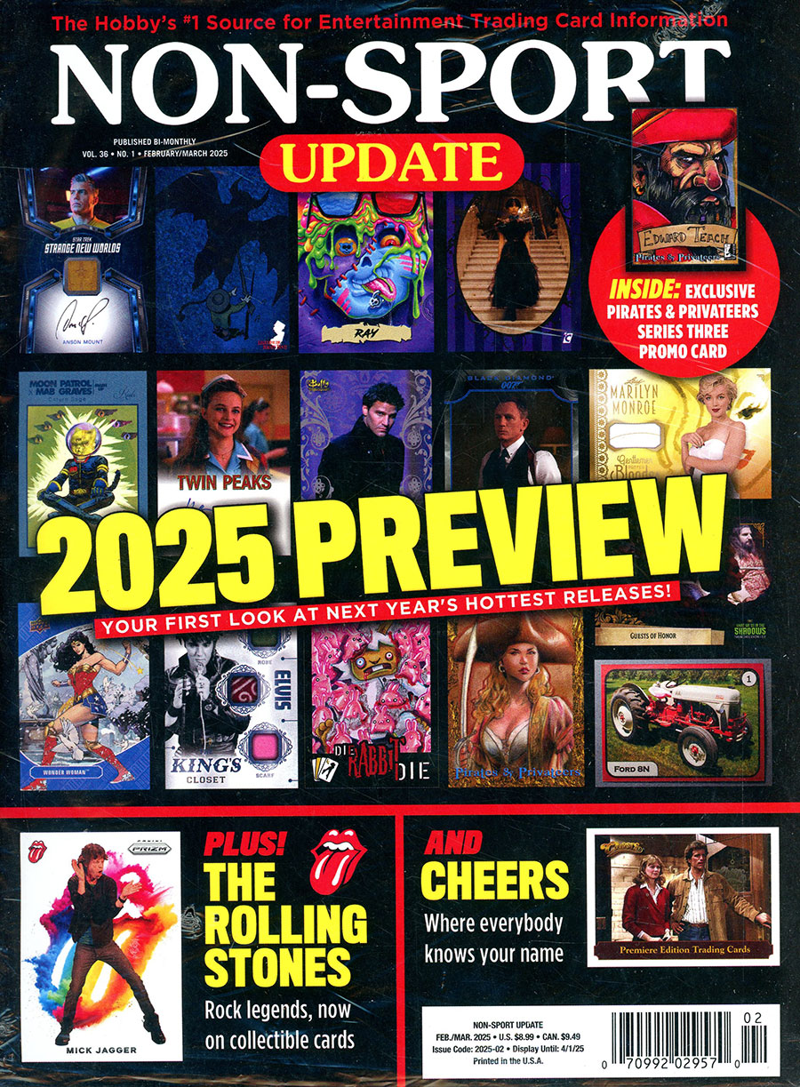Non-Sport Update Vol 36 #1 February / March 2025