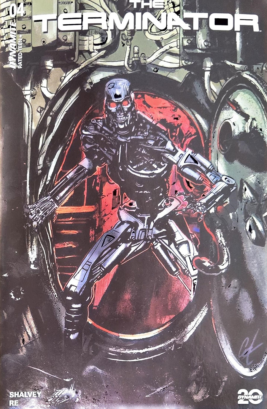 Terminator Vol 4 #4 Cover H Incentive Cat Staggs Foil Cover