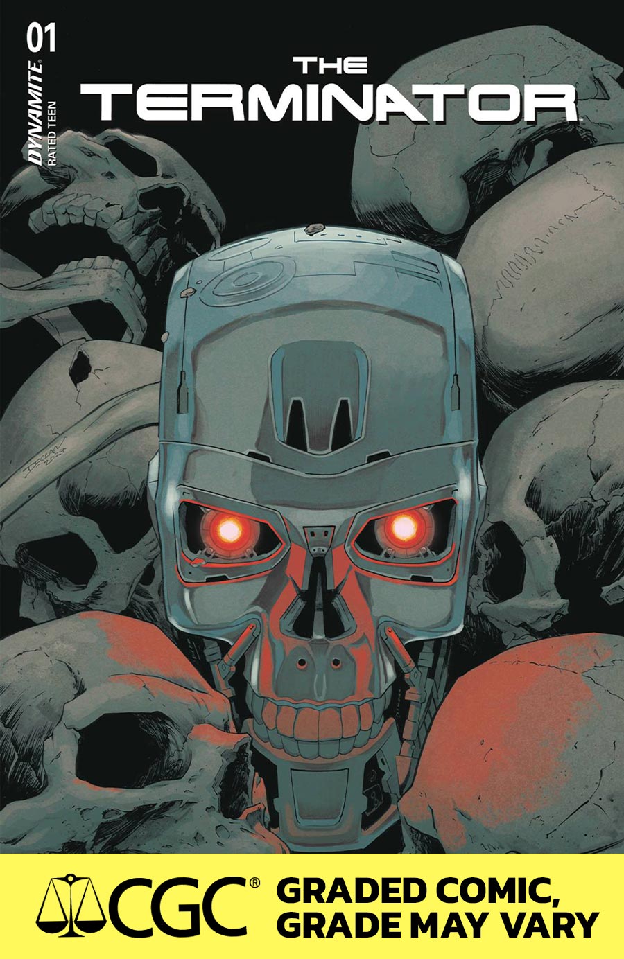 Terminator Vol 4 #1 Cover Z-A Declan Shalvey Cover CGC Graded 9.8 Or Higher