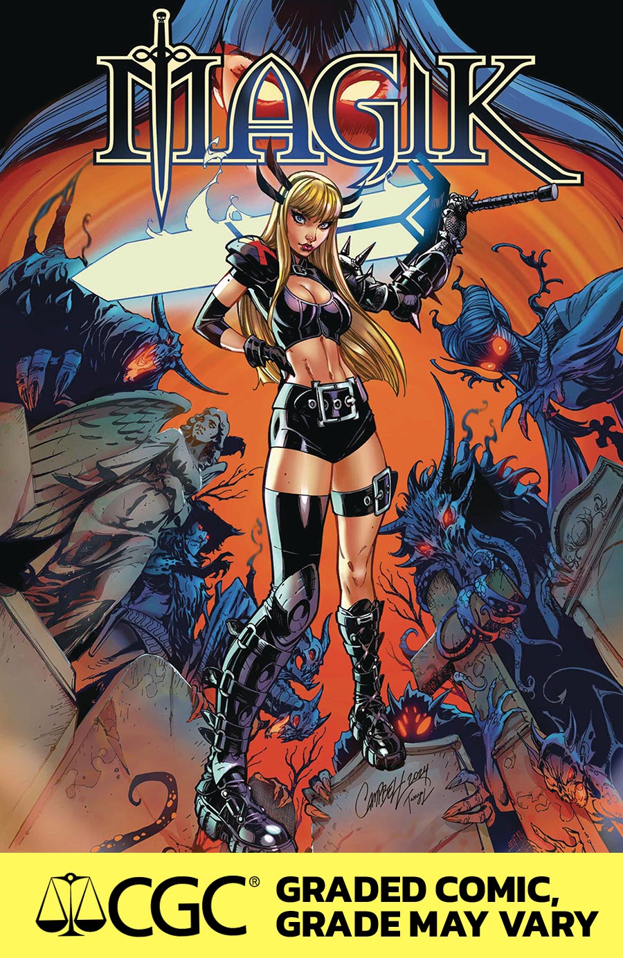 Magik Vol 2 #1 Cover N DF J Scott Campbell Cover CGC Graded 9.6 Or Higher