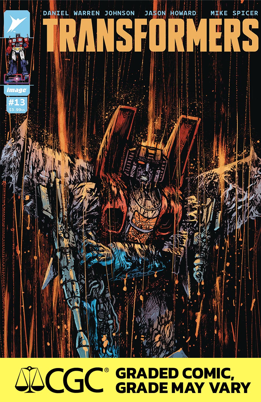 Transformers Vol 5 #13 Cover L DF CGC Graded 9.6 Or Higher