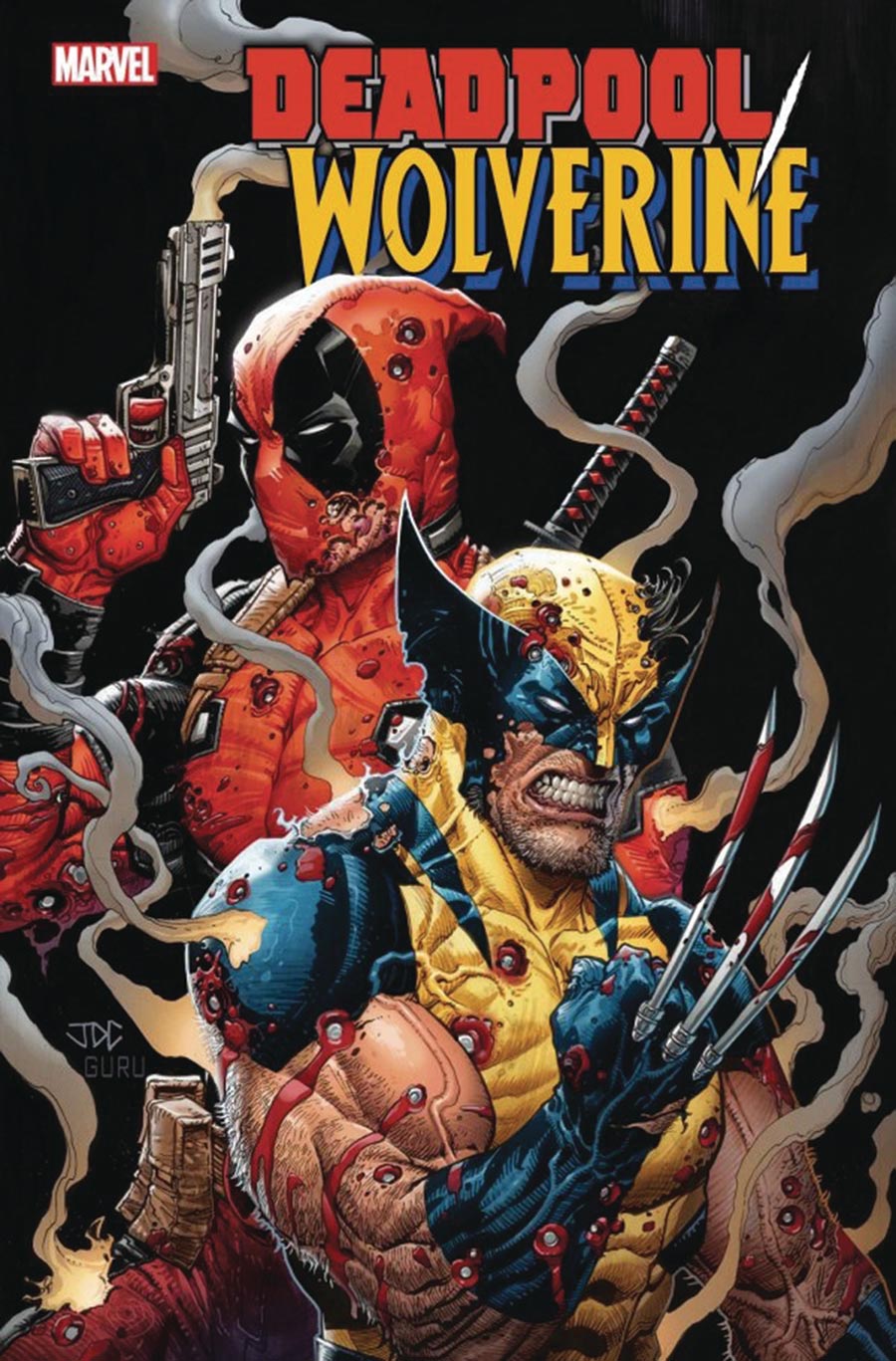 Deadpool Wolverine #1 Cover M DF Signed By Benjamin Percy