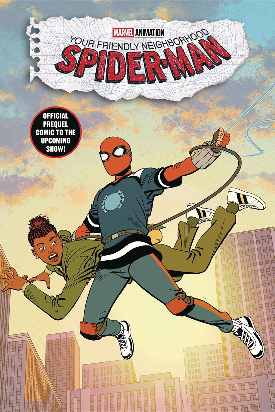 Your Friendly Neighborhood Spider-Man #1 Cover H DF Marvel Animation Variant Cover Silver Signature Series Signed By Christos Gage