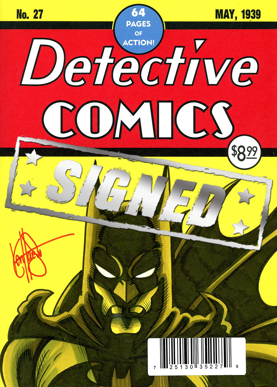 Batman Day 2024 Detective Comics #27 Facsimile Edition Cover E DF Blank Variant Signed & Remarked By Ken Haeser