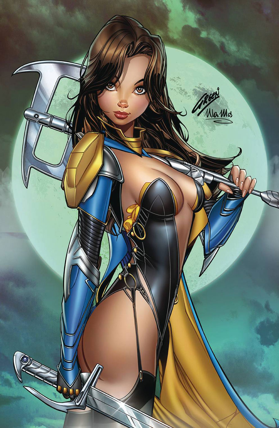 Terror And Fury Rise Of The Night #1 Cover H Paul Green Belle Lingerie Retailer Variant Cover