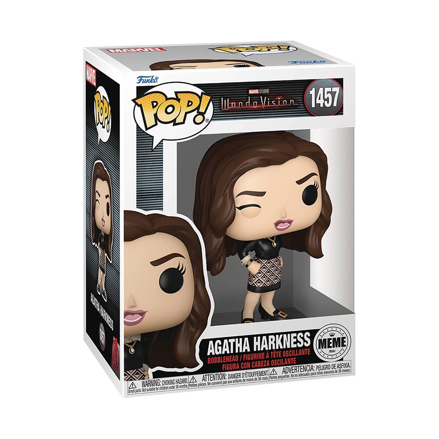 POP Television Agatha Harkness (Agatha Winking Meme) Vinyl Bobble Head