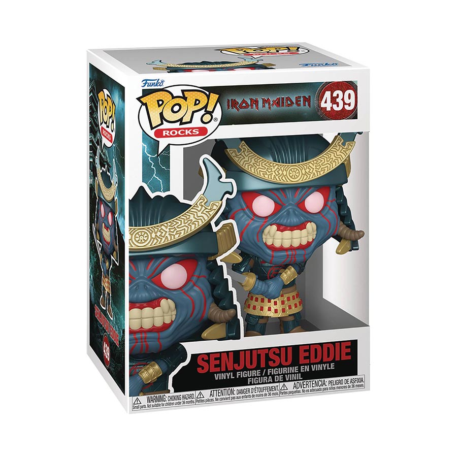 POP Rocks Iron Maiden Senjutsu Eddie Vinyl Figure