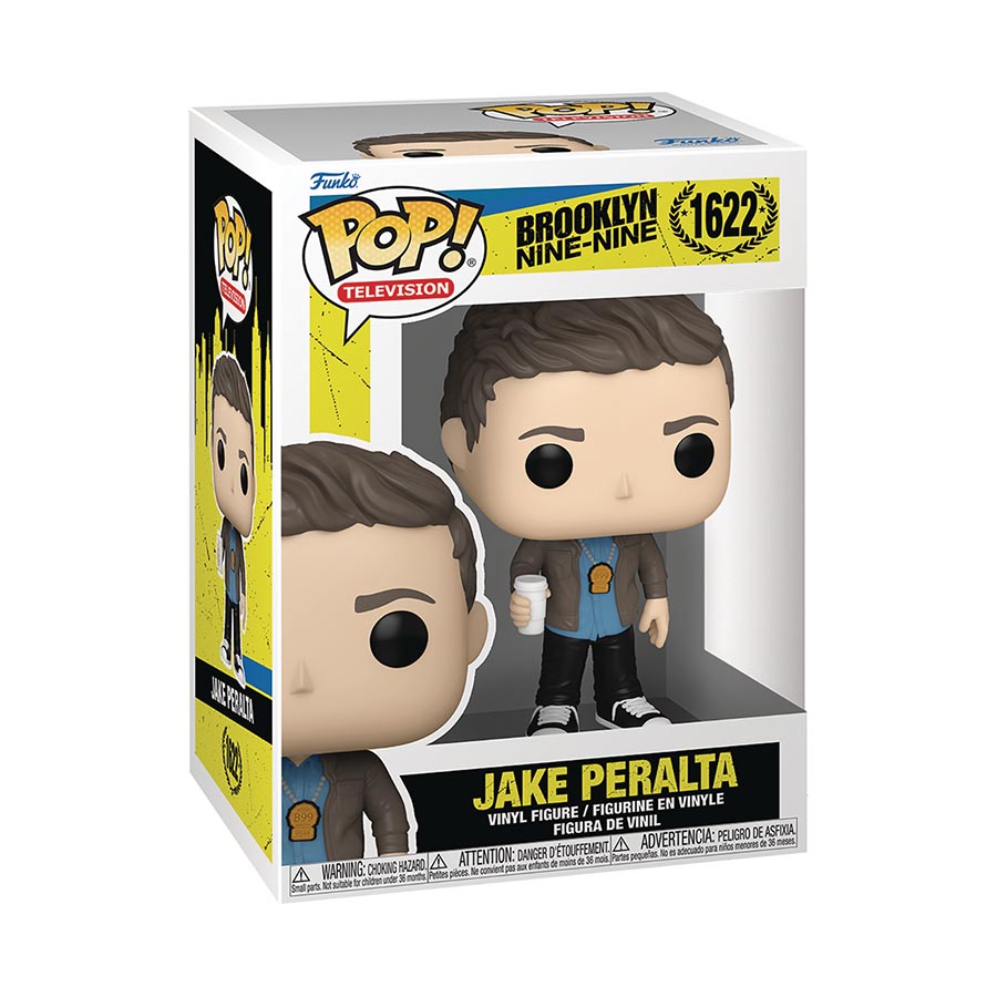 POP Television Brooklyn Nine-Nine Jake Peralta With Bagel Vinyl Figure