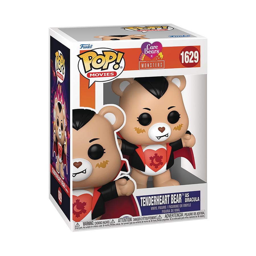 POP Universal Monsters x Care Bears Tender Heart Bear / Dracula Vinyl Figure
